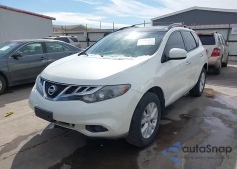 2012 Nissan Murano Sl из США, поврежденный, VIN JN8AZ1MU0CW117922